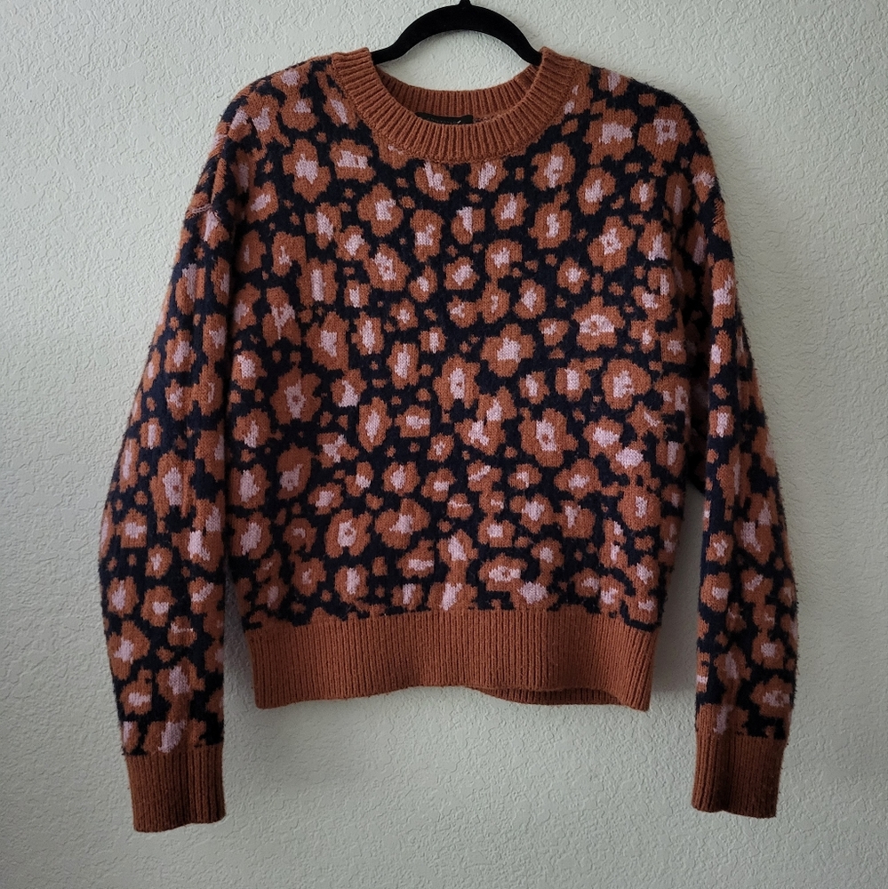 Ann Taylor Leopard Sweater